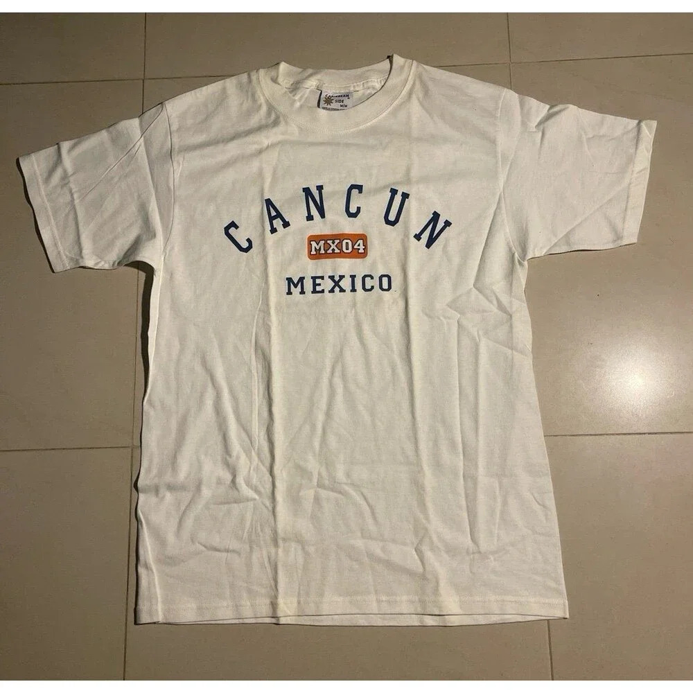 Cancun Mexico White Shirt Size Medium
